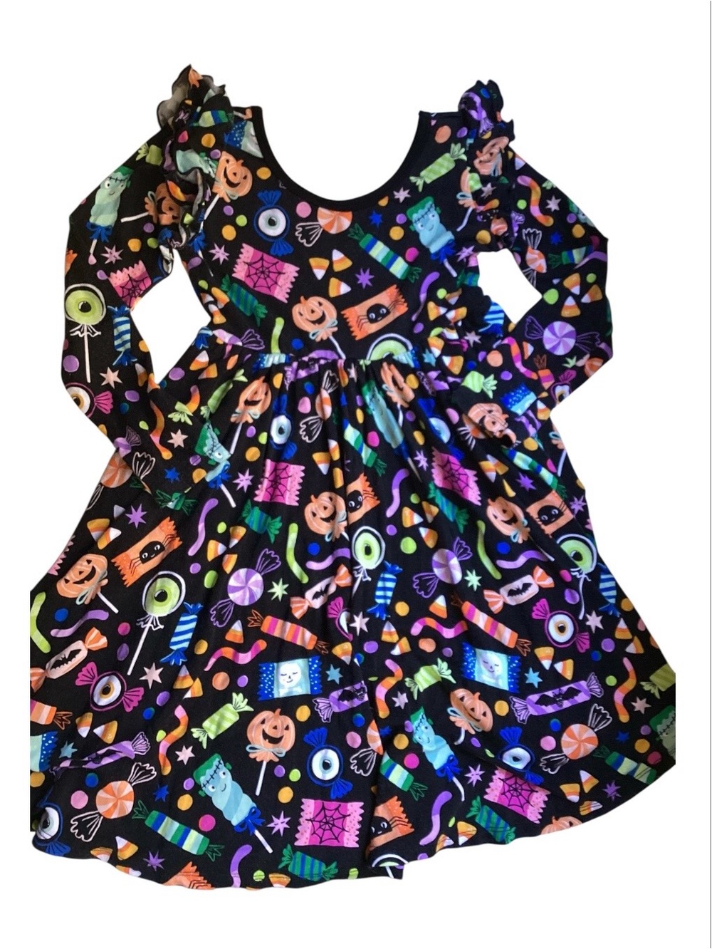 Little Sleepies Spooky Soirée Halloween Bamboo Twirl Dress